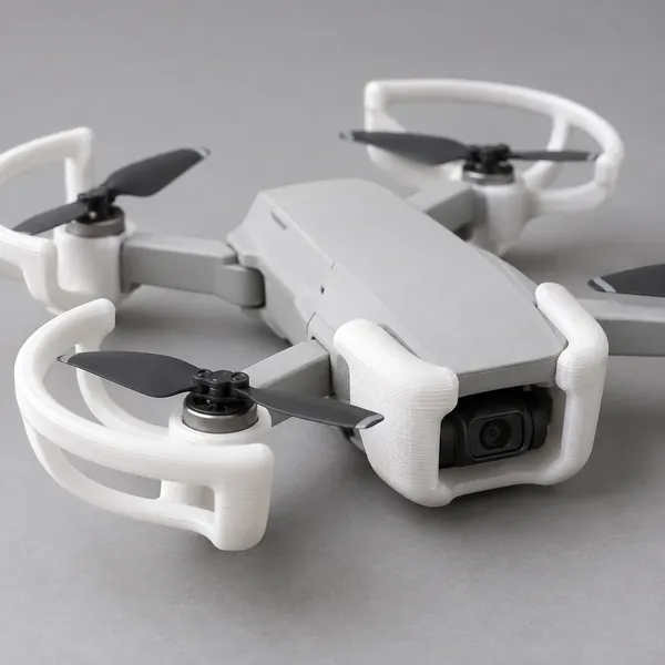 Illustrative TPU drone bumper concept; not a validation test